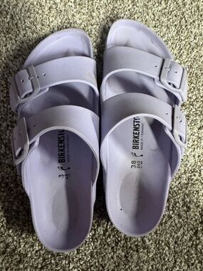 Birkenstock Two-Strap Sandals in Pale Lavender